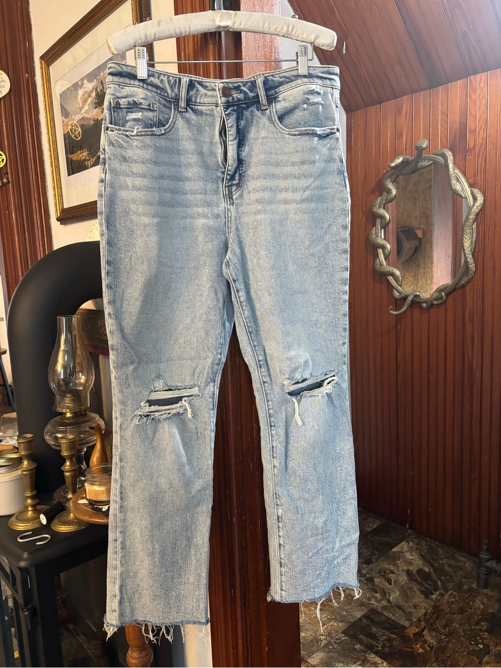 BKE Billie Light Wash Distressed